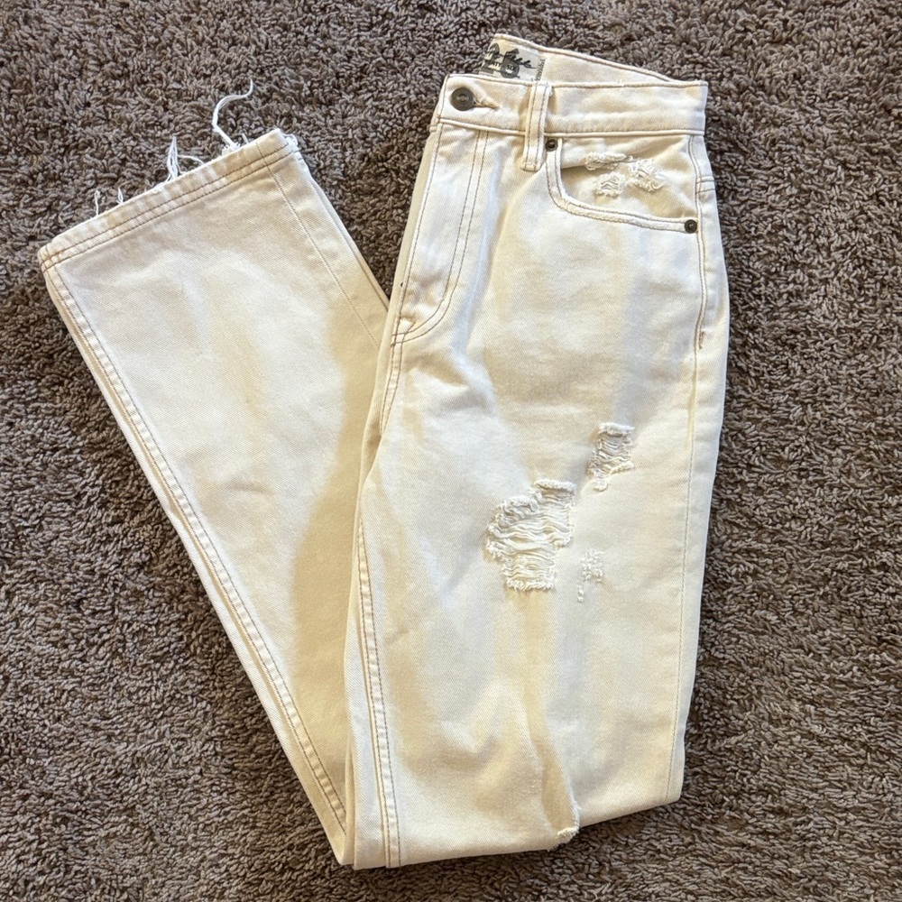 We The Free Cream Jeans